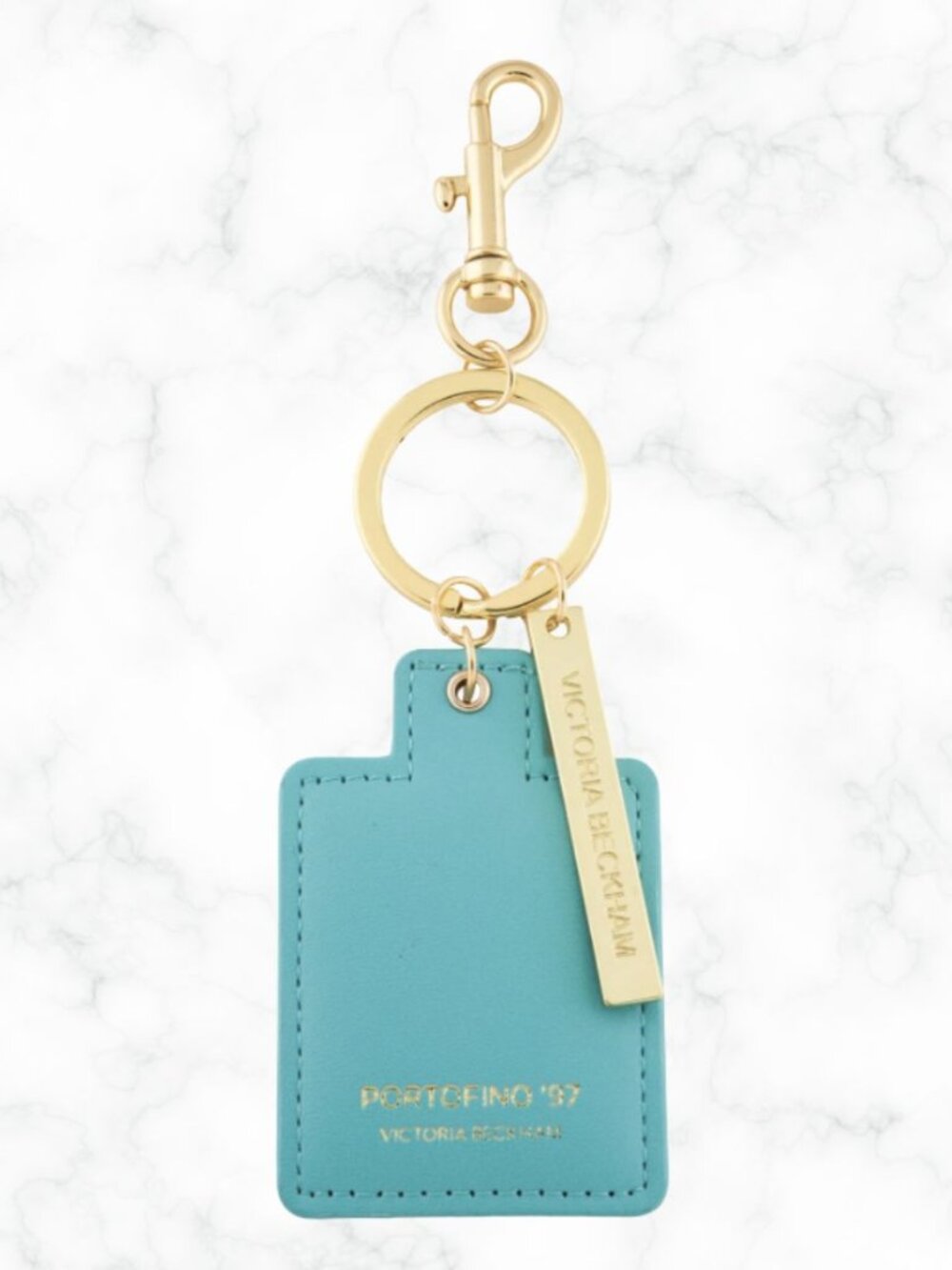 NWT | VICTORIA BECKHAM Portofino '97 Leather Key Ring Bag Charm Keychain